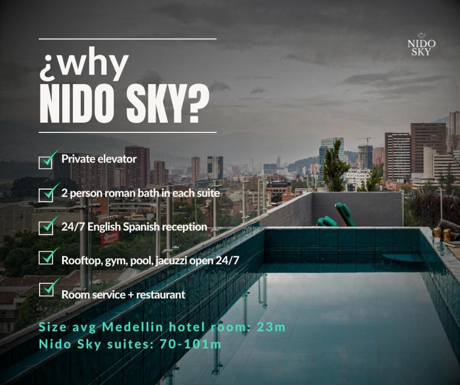 Nido Sky Aparthotel เมเดยิน ภายนอก รูปภาพ
